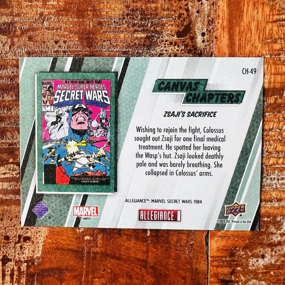 Upper Deck Allegiance Marvel Secret Wars Canvas Chapters CH-49‎ X-Men